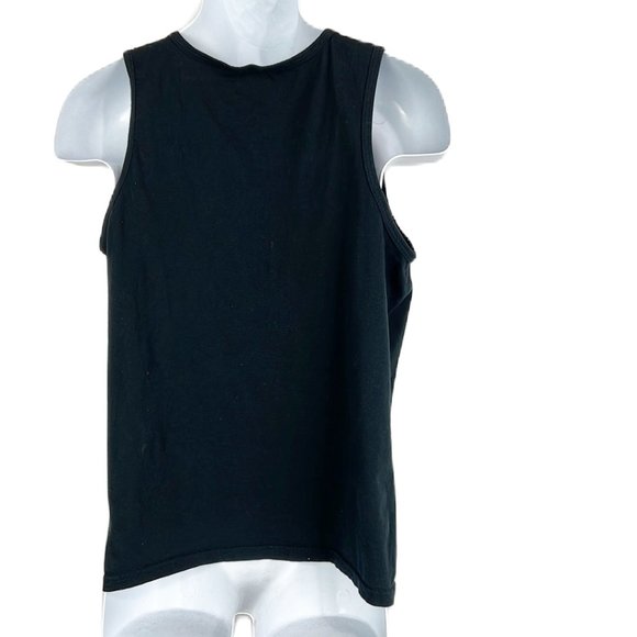 Routine Baseball Tank Top Men Medium Black Rainbow Graphic Athletic Sleeveless - Picture 2 of 9